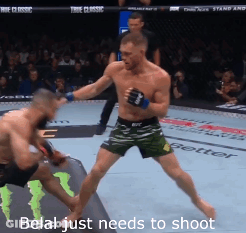 Belal Shooting During Boxing Match GIF