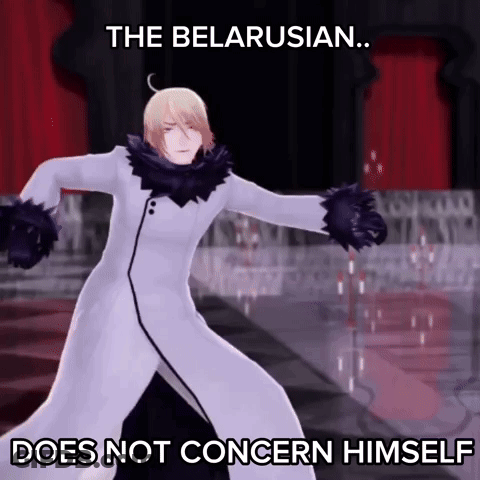 Belarusian Not Concerned With Picture Of Man GIF