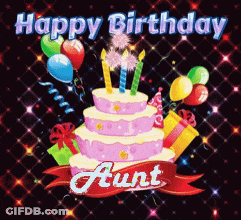 Belated Birthday Card With Tree Hearts Butterfly GIF