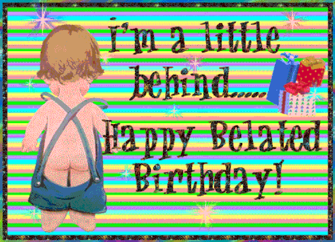 Belated Birthday GIF