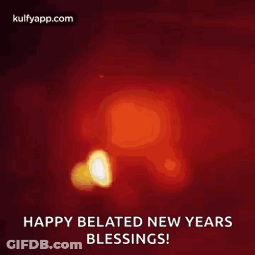 Belated Happy New Year Wishes GIF