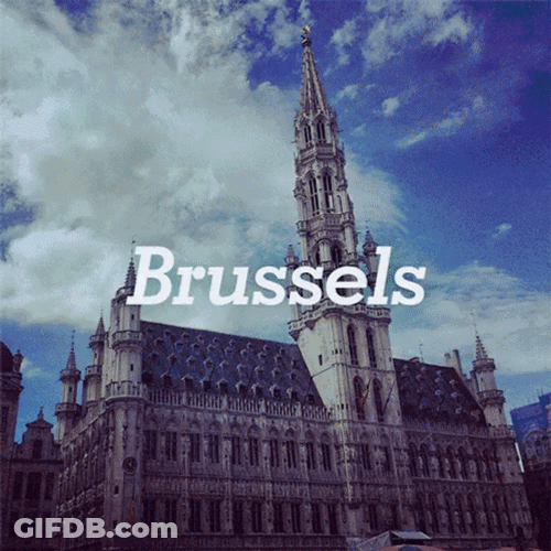 Belgium Brussels Tourist Spots GIF