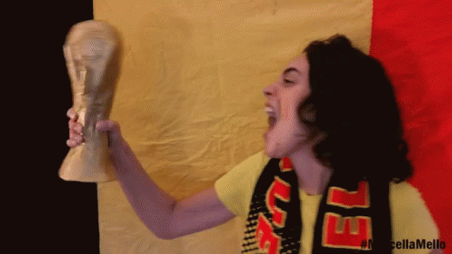 Belgium Fan Screaming GIF