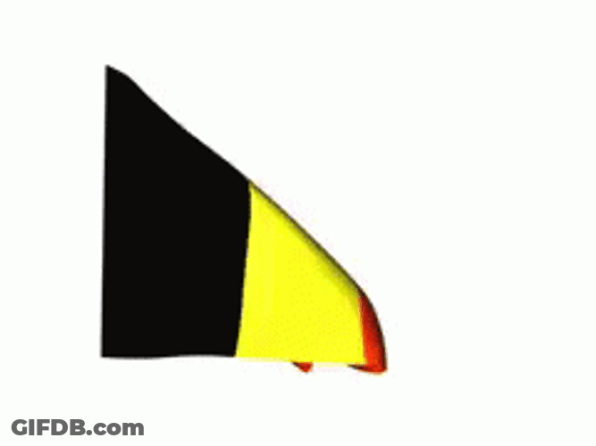 Belgium Flag Blowing GIF