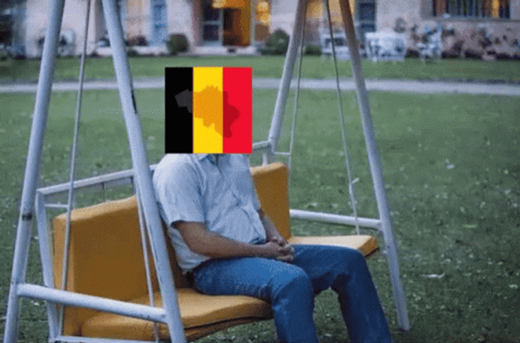 Belgium Flag People GIF