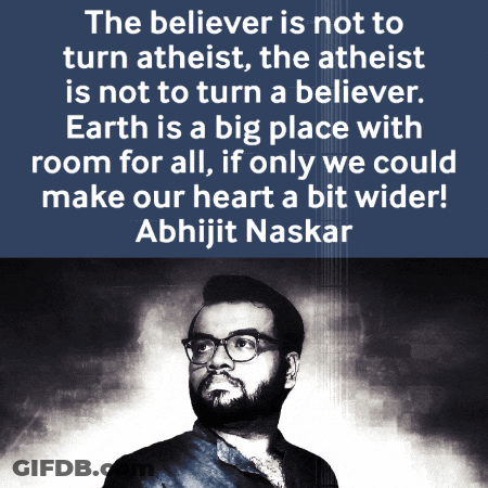Believer Not To Turn Atheist, Atheist Not To Turn Believer GIF