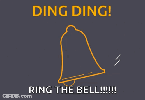 Bell Ding Ding Ring The Bell GIF