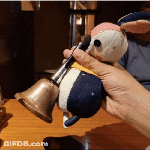 Bell Ringing Toy GIF