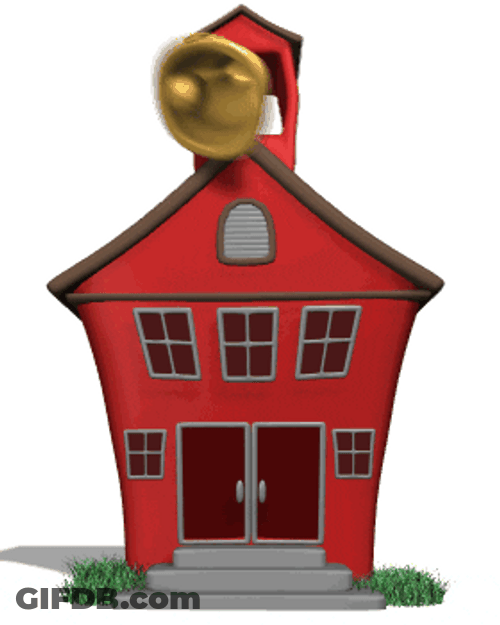 Bell Tolling In Bell Tower Animation GIF