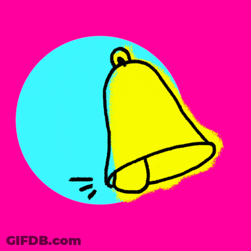 Bell Tolling Moving Illustration GIF