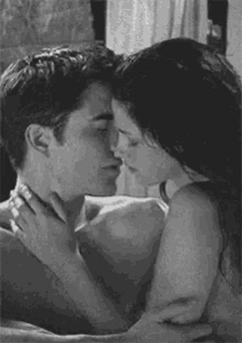 Bella And Edward Passionate Kiss From Twilight Movie GIF