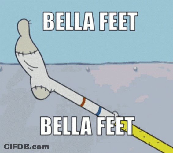 Bella Feet Spongebob GIF