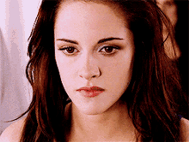 Bella Swan Shocked I'm Upset Sad News GIF