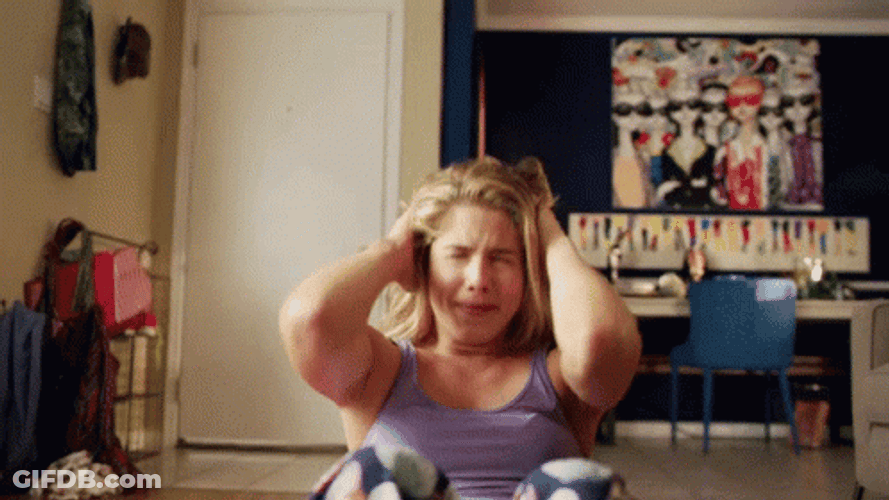 Bella Thorne Exercising GIF