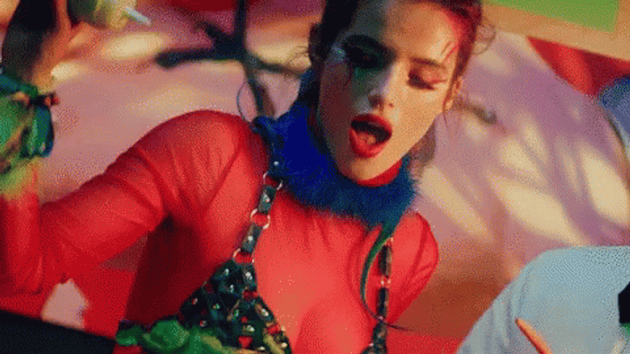 Bella Thorne Salad Dressing GIF