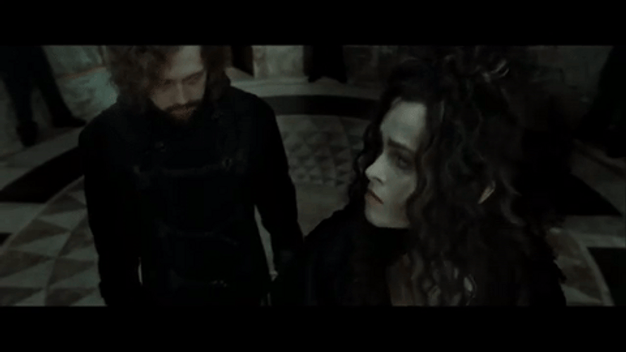 Bellatrix Lestrange And Ron Weasley GIF