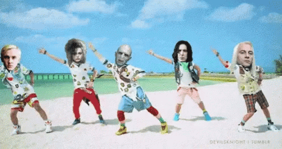 Bellatrix Lestrange Dancing With Lord Voldemort GIF