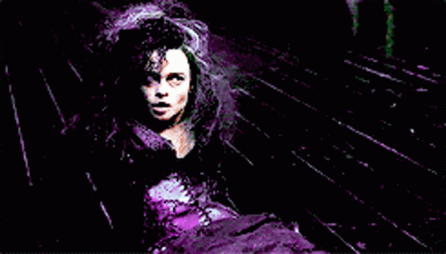 Bellatrix Lestrange Evil Smile GIF