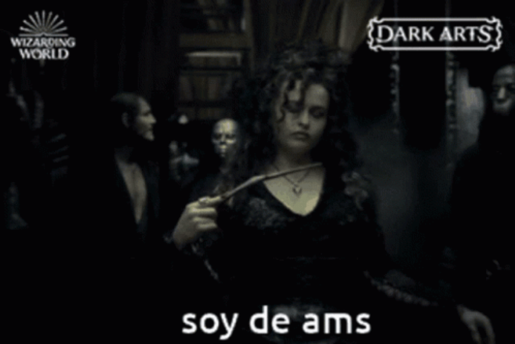 Bellatrix Lestrange Sinister Smile GIF