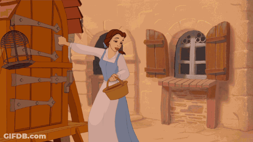 Belle Beauty And The Beast GIF