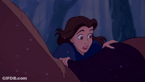 Belle From Beauty And The Beast Looks Very Surprised GIF