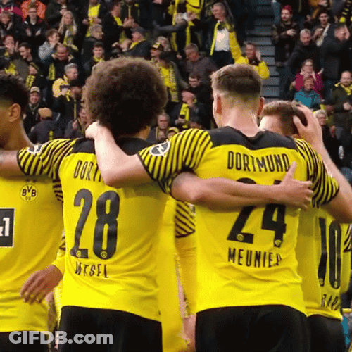 Bellingham Team Hug And High Five GIF