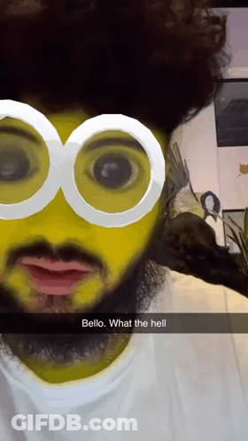 Bello What The Hell Man With Yellow Face GIF