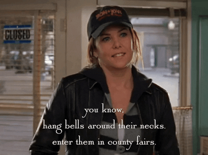 Bells Just Hanging Around Their Neck GIF
