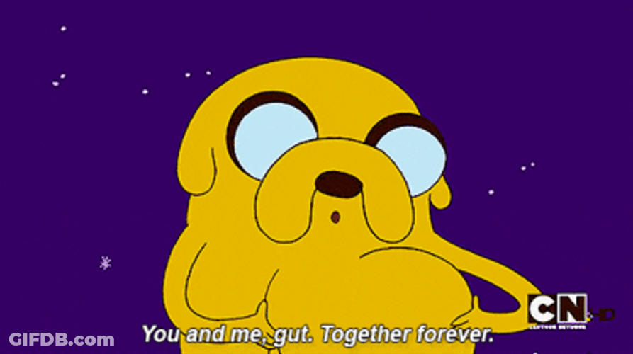 Belly Inflation Adventure Time Hug GIF
