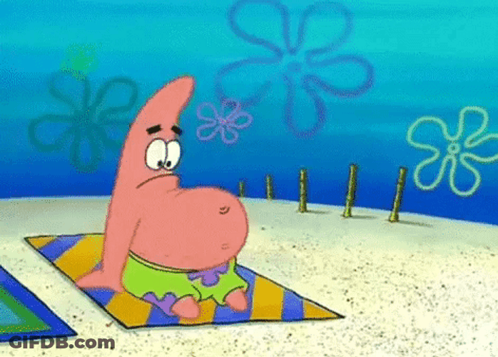 Belly Inflation Hide Patrick SpongeBob GIF