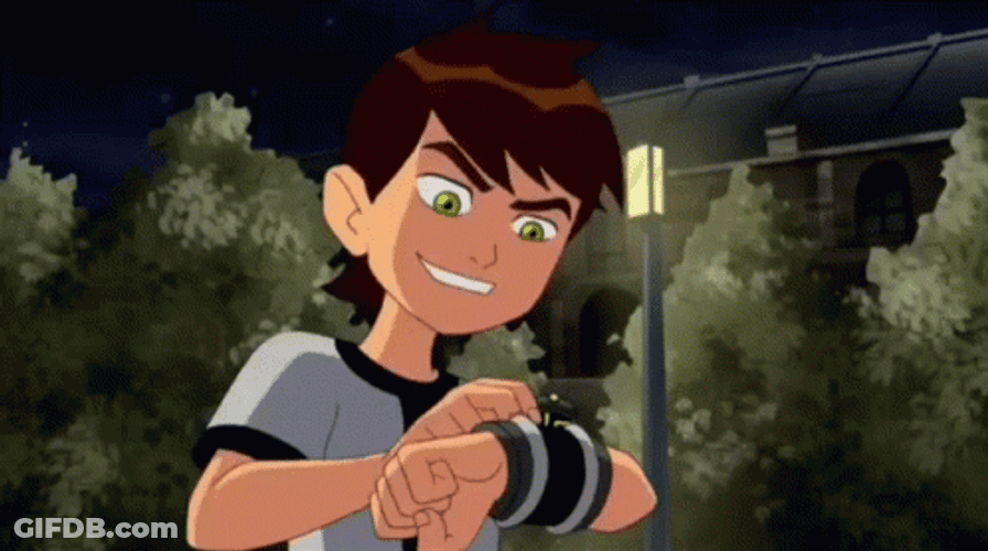 Ben 10 Cool Four Arms Hero Evolution GIF