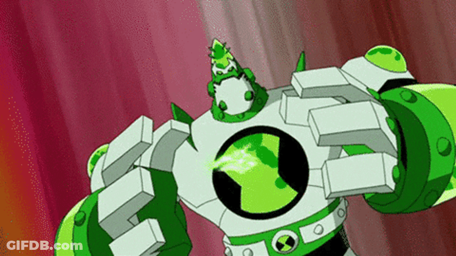 Ben 10 Green Nuclear Power GIF
