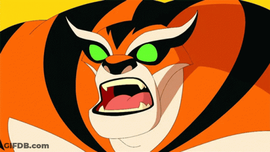 Ben 10 Hungry Rath Licking GIF