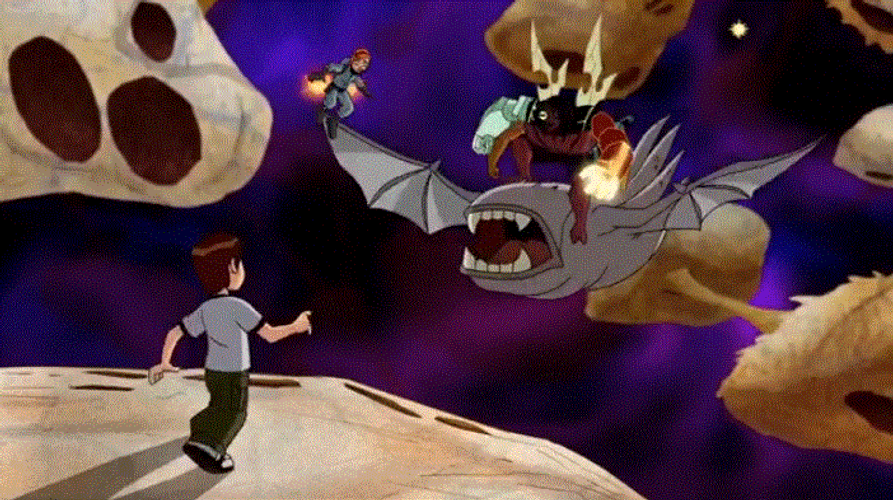 Ben 10 Missed Me Dodge Battle GIF