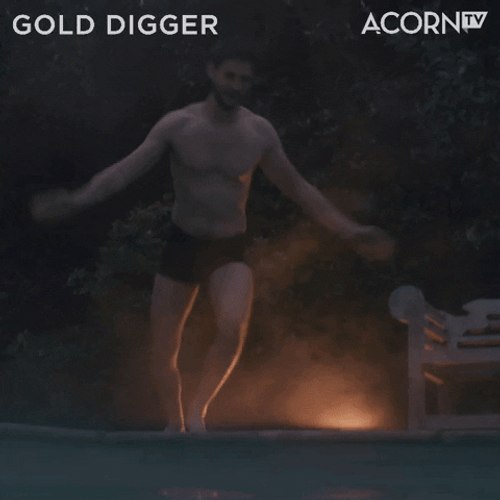 Ben Barnes Diving In Water GIF
