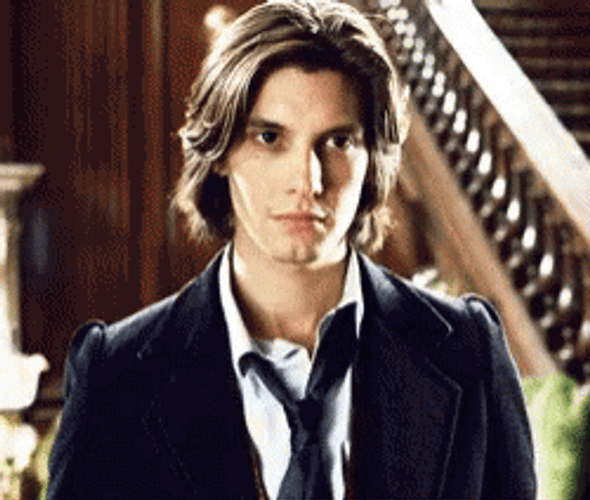 Ben Barnes Looking Down GIF