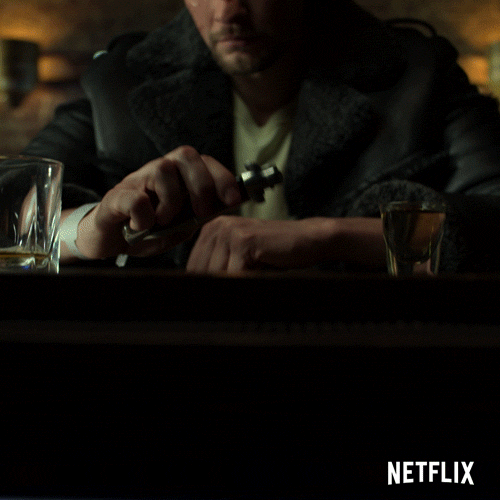 Ben Barnes Playing With Knife GIF