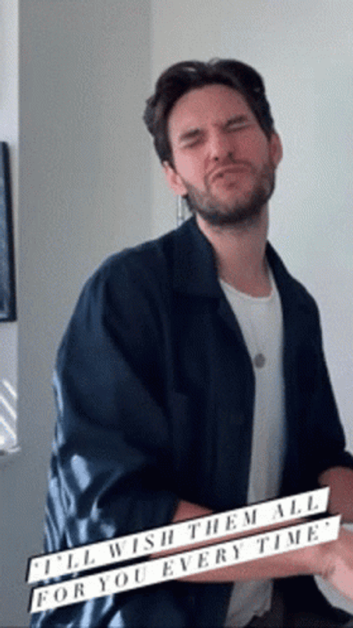Ben Barnes Singing While Playing Piano GIF