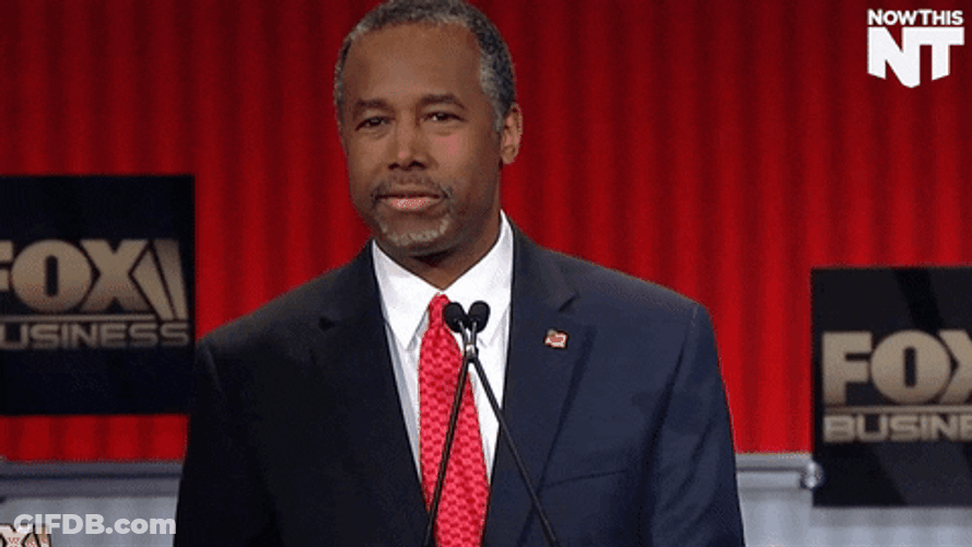 Ben Carson Can You Hear Me Now GIF