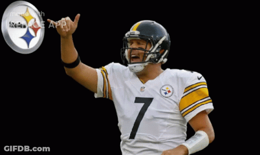 Ben Roethlisberger Talking Poster GIF
