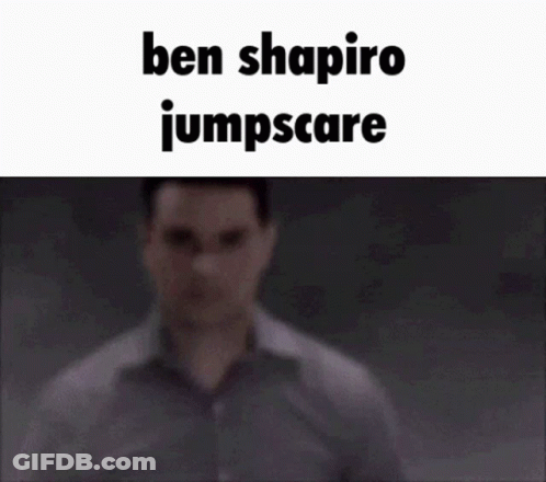 Ben Shapiro Jumpscare GIF