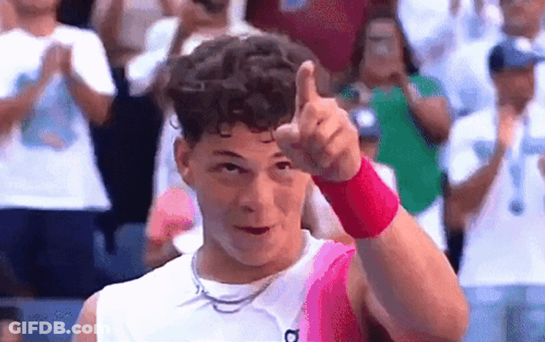 Ben Shelton Doing Hand Heart GIF