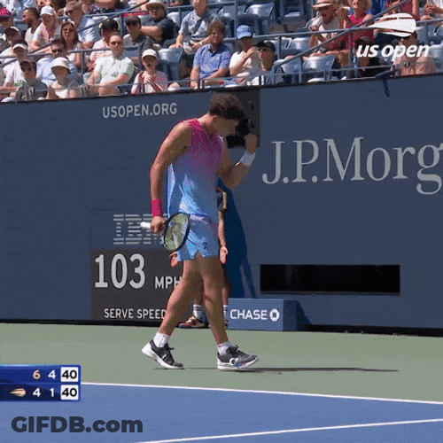 Ben Shelton Fist Pump While Walking GIF