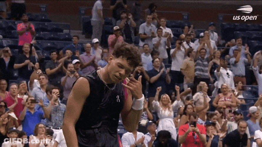 Ben Shelton Hang Up The Phone Celebration GIF