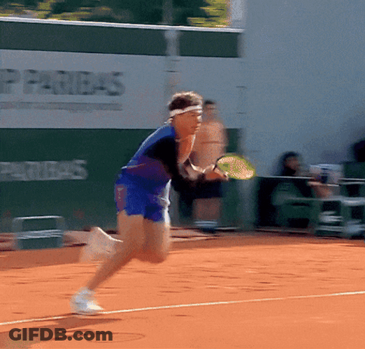 Ben Shelton Returning The Shot GIF