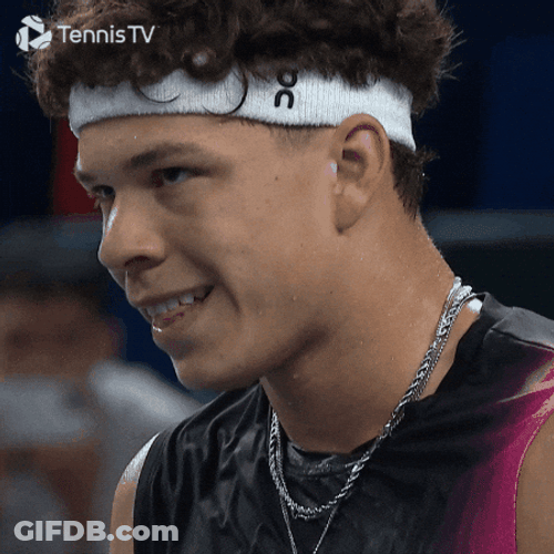 Ben Shelton Smiling Brightly GIF