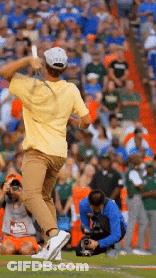 Ben Shelton Swinging Tennis Racket GIF