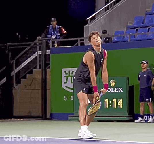 Ben Shelton Tennis Serve GIF