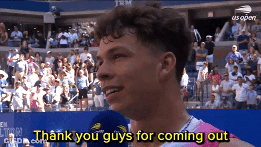 Ben Shelton Unbelievable Atmosphere GIF