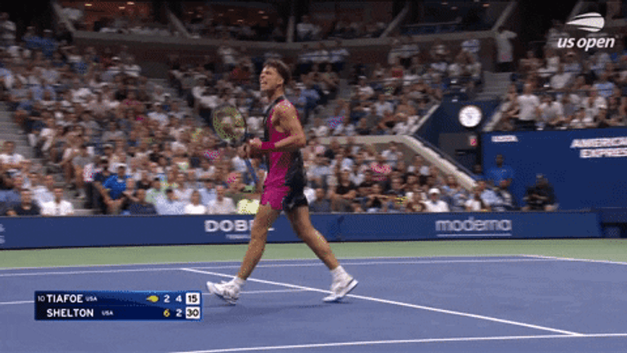 Ben Shelton Yelling Out Of Joy GIF
